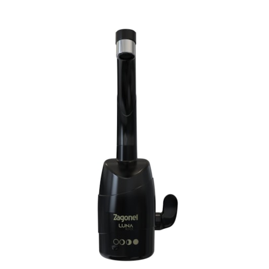 Torneira Luna 4 Temperaturas Black Zagonel 5500w 127v - Imagem principal - 30159aa6-d088-4089-bdd7-4a07bcbbd242