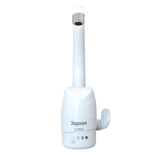 Torneira Luna 4 Temperaturas Branco Zagonel 5500w 127 - Imagem principal - e4c80e23-858b-47d9-a0a5-24297bc2a88b