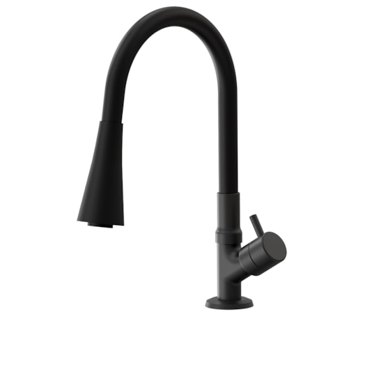 Torneira Mesa Com  2 Jatos  Flex  Preto Fosco Fani - Imagem principal - 6a605c5f-57ee-4dbc-b667-9e5f19209011