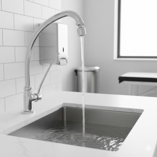 Torneira p/Cozinha Bica Móvel Clinic Cromada Romar - Imagem principal - a4e6dbdf-8717-4c1a-b8fe-bf1b2c7d0a0e