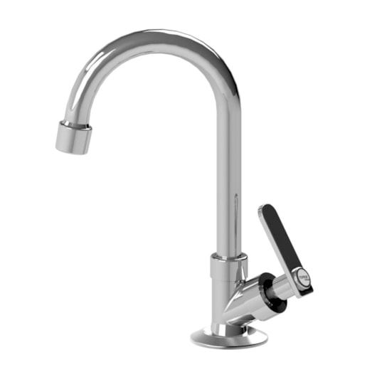 Torneira p/Lavatório Bica Alta de Mesa Pratic DN15 Cromado Romar - Imagem principal - eb601911-e278-4f4f-9eaf-e5473eb7455c