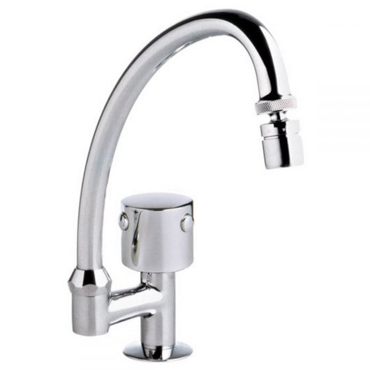 Torneira Para cozinha Com Saida Lateral De Mesa Ascot Cromado - Imagem principal - f538372f-bbd2-43b9-aeda-cafb3a6bcd58