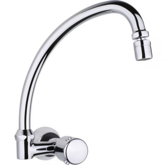 Torneira Para cozinha Com Saida Lateral De Parede Ascot Cromado - Imagem principal - 3acc0d0e-c220-44c3-8292-a30c1daeb527