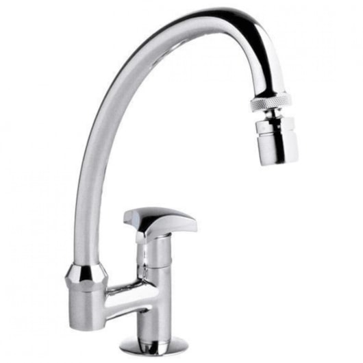 Torneira Para Cozinha De Bancada Saída Lateral Aquarius Cromado Fabrimar - Imagem principal - 648825b4-8ac9-42f9-a999-bf069b21aef0