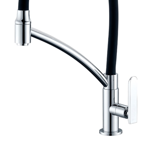 Torneira Para Cozinha De Mesa 1167 C81 Chef Preta Com Cromado Lorenzetti - Imagem principal - 038fe63b-96cd-4062-9c01-1c9b4819506f