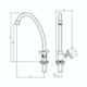 Torneira Para Cozinha De Mesa 1173 15 Bj 1/4v Preto Matte Meber - 1e423e97-ad91-4c0e-a7ce-eb58da29cbbf