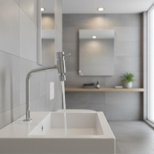 Torneira para Cozinha de Mesa Bica Alta Bello Cromada Romar - Imagem principal - 85206379-1e4a-44be-89c9-af7f6b424e56