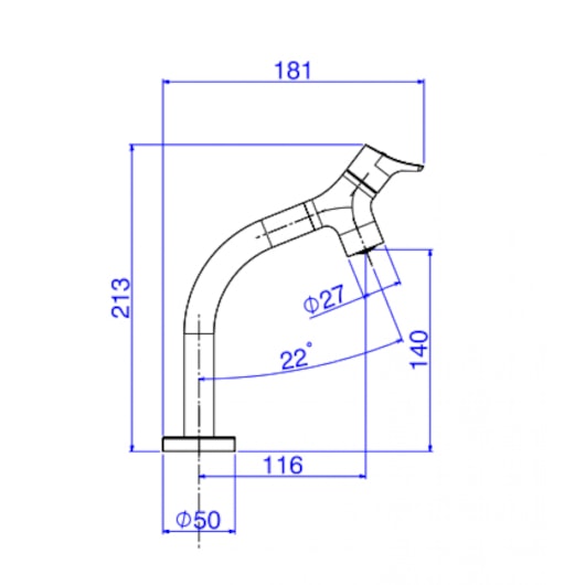 Torneira Para Cozinha De Mesa Bica Alta Gama Cromado Deca - Imagem principal - 977c8d83-2dba-401e-b8a8-b46f4251a958
