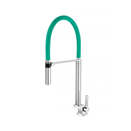 Torneira Para Cozinha De Mesa Doc Bica Alta Cromada/verde Docol - Imagem principal - bfa95345-a4f7-4b8c-b55c-08a5c662908a