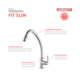 Torneira Para Cozinha De Mesa Fit Slim Cromada 1167 C31 Lorenzetti - 9062c8d3-b738-450f-9dd8-094f9ce6fb5e