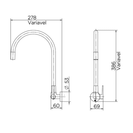 Torneira Para Cozinha De Mesa Galiflex Preta Docol - Imagem principal - a5cc715a-df9f-4489-8e2c-9654defca657