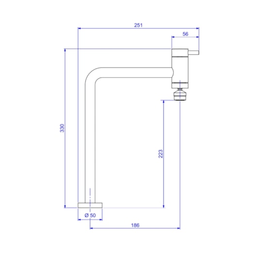 Torneira Para Cozinha De Mesa Link Bica Móvel 90° Cromada Deca - Imagem principal - 588c544f-bded-4ce4-9cc1-7e5dcacb5278