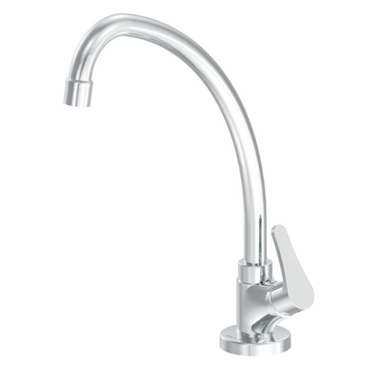 Torneira Para Cozinha De Mesa Nova Exacta Cromado Fabrimar DN15