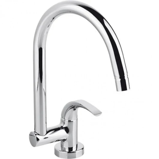 Torneira Para Cozinha De Mesa Pratika Plus Cromado Fabrimar - Imagem principal - a105cdf8-9006-40cd-9d5c-40c9339523d7