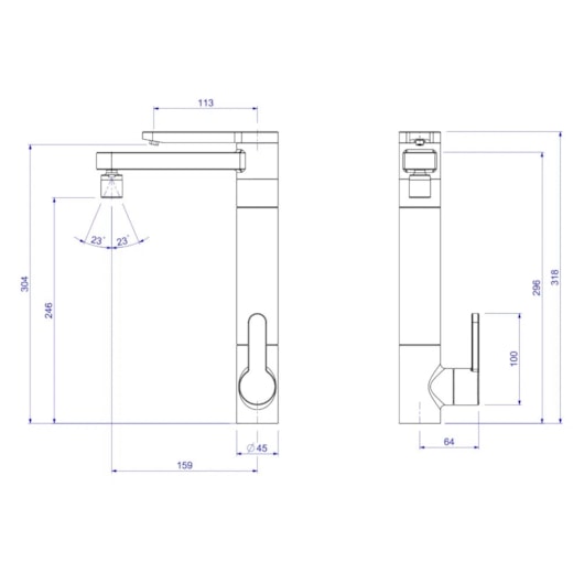 Torneira Para Cozinha De Mesa Twin Com Filtro 1140.c Cromada Deca - Imagem principal - 7f56ca6b-efd2-410b-9ebe-cf29cdfbbee5