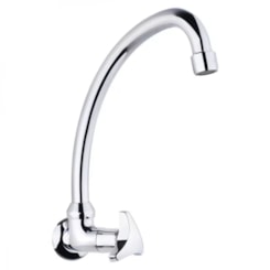 Torneira Para Cozinha De Parede Aquarius Cromado Fabrimar