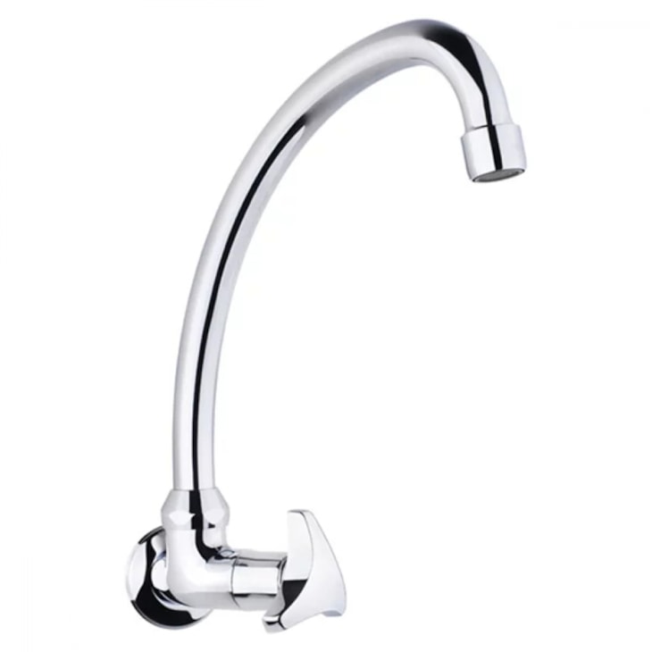 Torneira Para Cozinha De Parede Aquarius Cromado Fabrimar