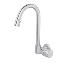 Torneira Para Cozinha De Parede Bica Alta Aspen Cromado Deca