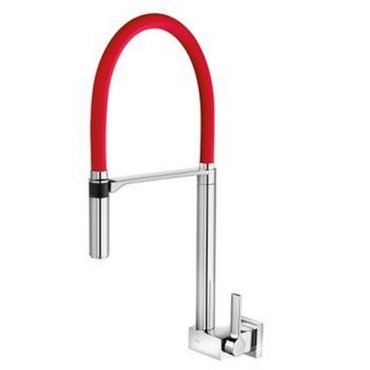 Torneira Para Cozinha De Parede Bica Alta Doc Chrome/vermelho Docol - Imagem principal - 5000dd6c-e3a1-4174-a37a-7c34f9e789a6