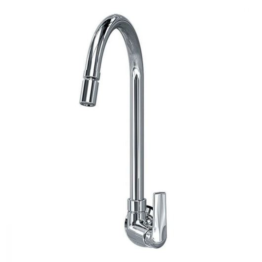 Torneira Para Cozinha De Parede Bica Alta Iris 42 1168 Cromada Fani Metais - Imagem principal - 4dc9ffc1-85d4-4b87-ad2d-a101495b2c5f