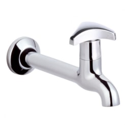 Torneira Para Cozinha De Parede Bica Baixa Aquarius Cromada Tigre