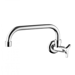 Torneira Para Cozinha De Parede Bica Móvel u Way C30 Cromada Lorenzetti