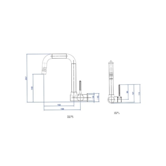 Torneira Para Cozinha De Parede Com Bica Alta Start Cromado Deca - Imagem principal - ab543029-bc32-4dc9-82a1-67b4d2f3b29f