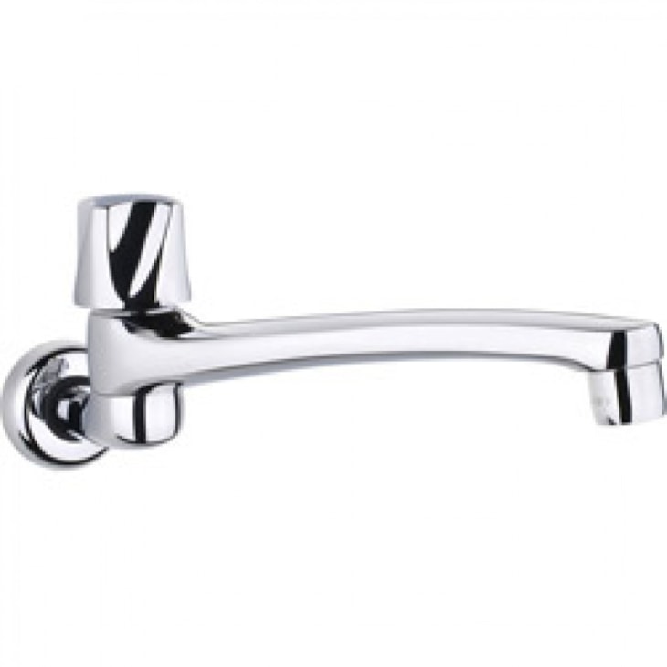 Torneira Para Cozinha De Parede Digital Line Cromado 25cm Fabrimar