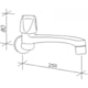 Torneira Para Cozinha De Parede Digital Line Cromado 25cm Fabrimar - 0864990a-7a57-47f0-8051-f9e862081a70