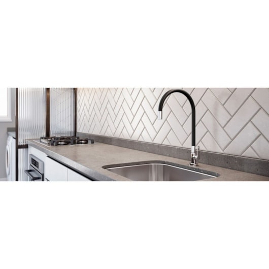 Torneira Para Cozinha De Parede Galiflex Preto Docol - Imagem principal - efacb8b7-92db-4691-bbd2-8c1d81bab183