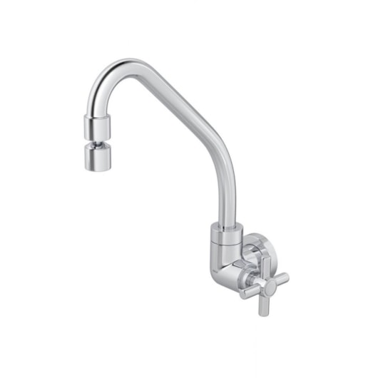 Torneira Para Cozinha De Parede Izy Bica Alta Cromado Deca - Imagem principal - 90e60a28-db3a-4813-811b-d78567aab8b2