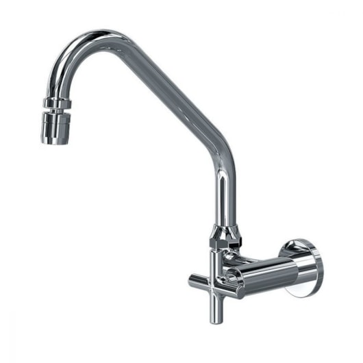 Torneira Para Cozinha De Parede Jade 180 1169 Cromada Fani Metais - Imagem principal - 40796d0c-4cb6-4a53-bf39-a1a91e13d395