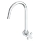 Torneira Para Cozinha De Parede Nova Ella Cross Cromado Fabrimar DN15 - d4ce55c2-2520-43f3-814e-85349e943708