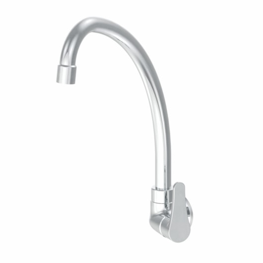 Torneira Para Cozinha De Parede Nova Exacta Cromado Fabrimar DN15 - Imagem principal - e34ebeb5-6fc7-4fd7-8a34-204ae5248a70
