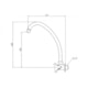 Torneira Para Cozinha De Parede Nova Gyro Cromado Fabrimar - 53b67edf-7f89-44a6-bad5-a2498dfa1043