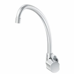 Torneira Para Cozinha De Parede Nova Petra Cromado Fabrimar DN15