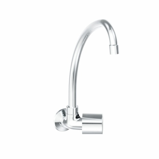 Torneira Para Cozinha De Parede Nova Petra Cromado Fabrimar DN15 - Imagem principal - 2aa3cc36-e1f9-43d8-b50e-03c8db458e60