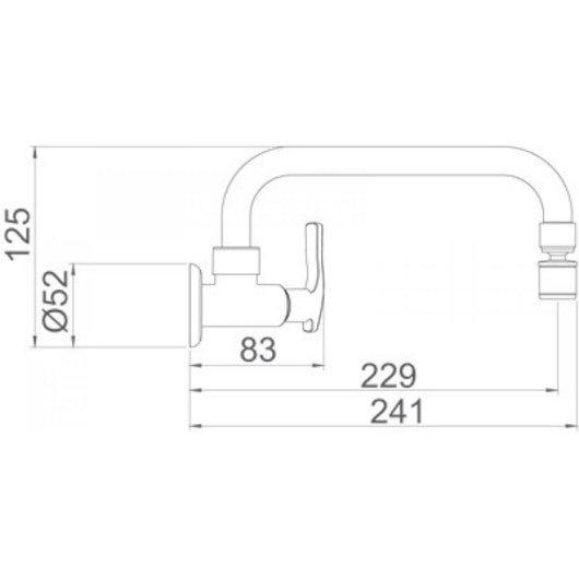 Torneira Para Cozinha De Parede One Cromada 1164 C29 Lorenzetti - Imagem principal - ef816f3e-68f6-4621-87dc-5298c1554b24