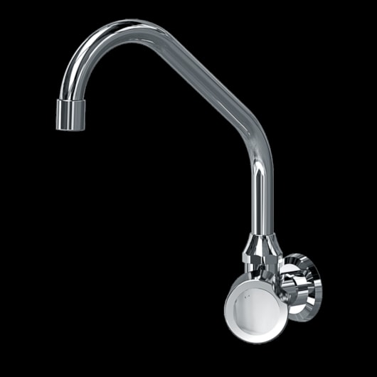 Torneira Para Cozinha De Parede Ouro Fino 40 1168 Cromada Fani Metais - Imagem principal - b8b8e6c1-f761-4cb6-ae65-a6719bb977eb