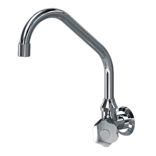 Torneira Para Cozinha De Parede Prata 50 1168 Cromada Fani Metais - Imagem principal - fc5380c5-4c80-4a23-a357-15bd51aaacdb