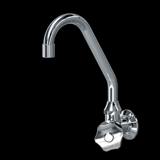 Torneira Para Cozinha De Parede Prata 50 2168 Cromada Fani Metais - Imagem principal - dca15d11-8053-4406-a74f-e4683bb55c4f