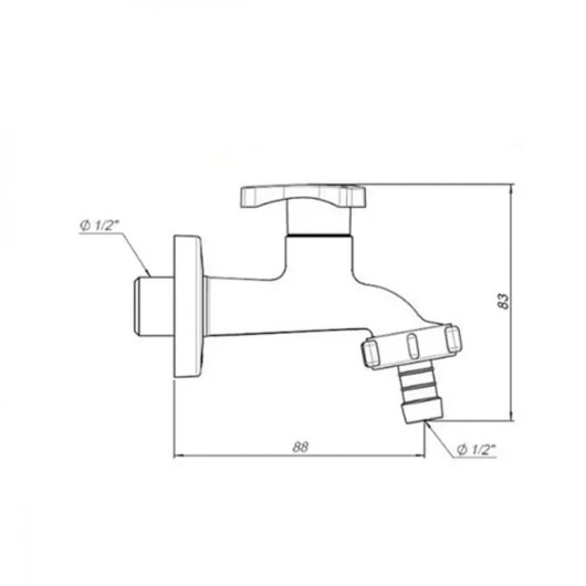 Torneira Para Jardim Nova Gyro Fabrimar - Imagem principal - fd8de9e2-85d8-4ca0-bcab-57fa0d346af8
