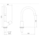 Torneira Para Lavatório Balcão 10090 Mebermatic Meber - 983b9cd6-2ce3-445e-8551-ef02dc91259f