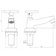 Torneira Para Lavatório Balcão C15 Meber - 2a593229-729b-4186-ba82-a6ac7c973f19