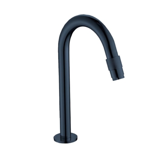 Torneira Para Lavatório Bica Alta Agua Fria Azul Matte Kromma - Imagem principal - 0b3602e9-d2dd-4422-9aec-b38362930abb