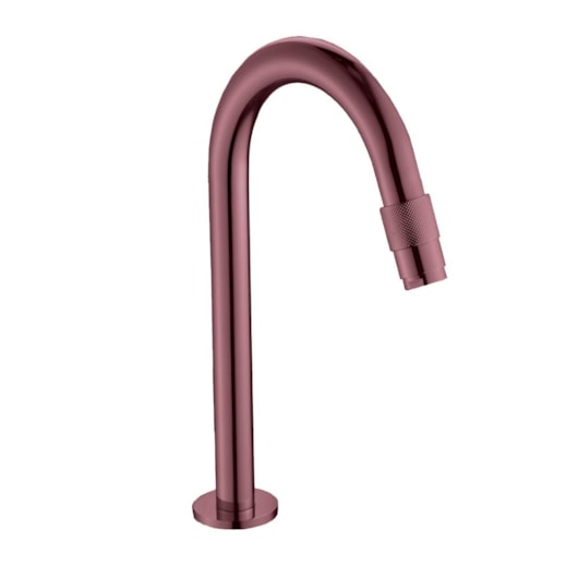 Torneira Para Lavatório Bica Alta Agua Fria Rose Matte Kromma - Imagem principal - 83620cd8-fe6d-40f2-abd3-ad1074ac9b2e
