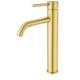 Torneira Para Lavatório Bica Alta Dourado Escovado Drop - 1599a7f6-2b4f-49c3-87cb-b3afb1e52b61