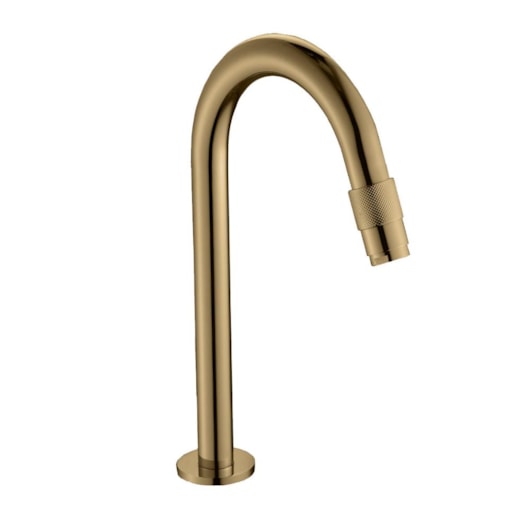 Torneira Para Lavatório Bica Alta Kr673 Champagne Matte Kromma - Imagem principal - de11da60-d868-4519-b8ce-cf0a9e728758
