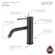 Torneira Para Lavatório Bica Baixa Black Matte Drop - 6327f3f3-20a8-4874-b173-2f44dd9c71ca