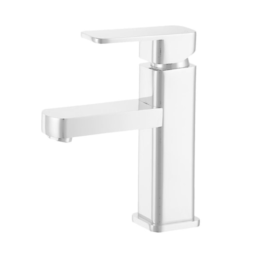 Torneira Para Lavatório Bica Baixa KR216 Branco Matte Rubinettos - Imagem principal - 09b7f97c-7162-4963-82cb-91e6275601b8